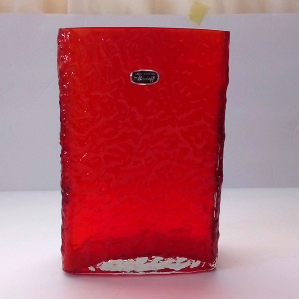 Vintage Bischoff Crackle Vase